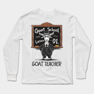 Goat Teacher Long Sleeve T-Shirt